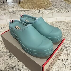 BRAND NEW Hunter Boots Men’s Play Clog - BirdsEye Blue